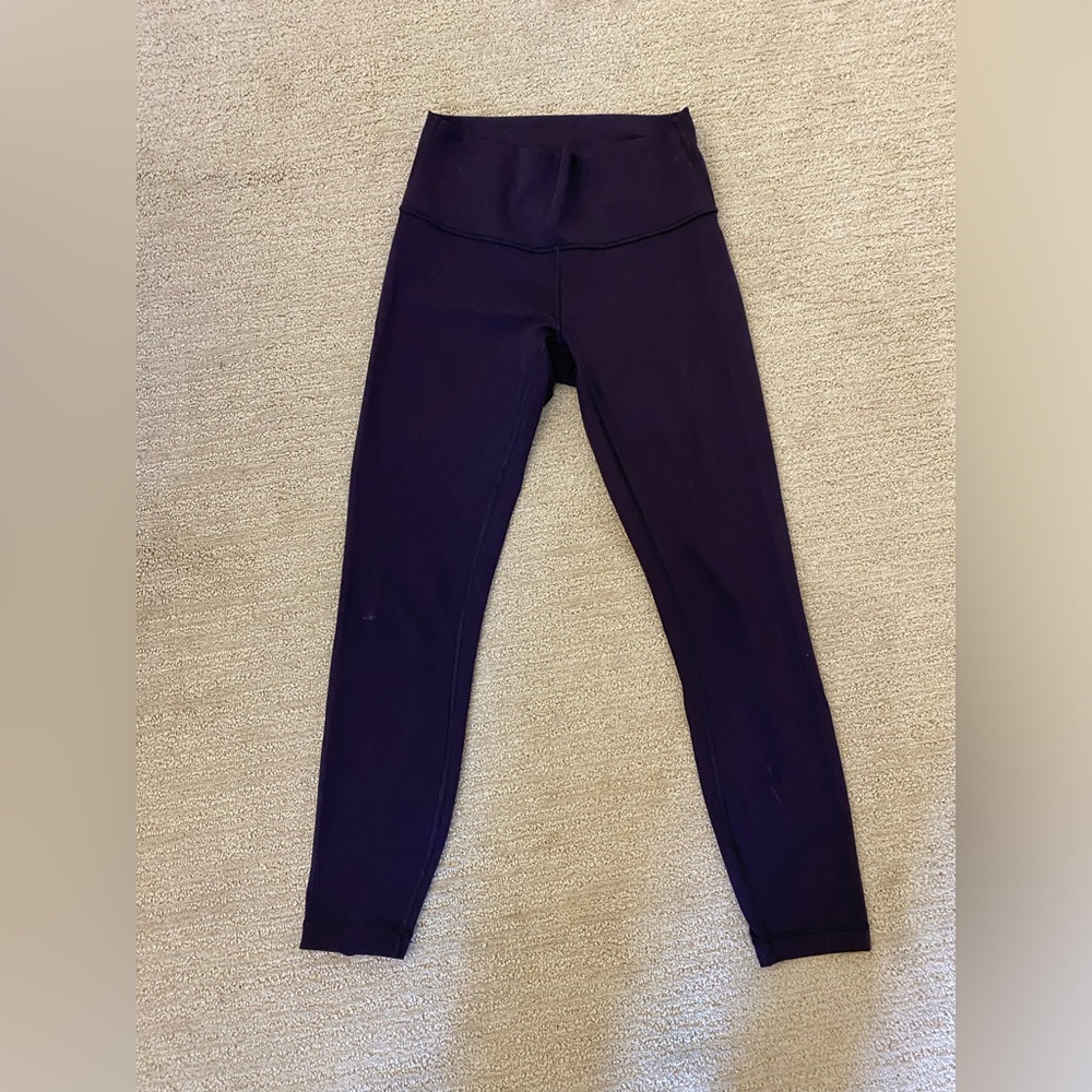 Lululemon leggings in eggplant size 6